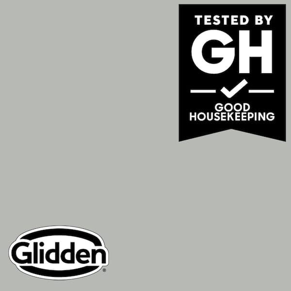 Glidden Premium 1 gal. PPG1009-4 Gray Stone Satin Interior Latex Paint
