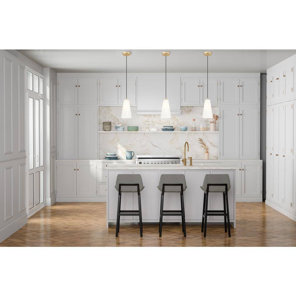 11-Inch Modern Gold Glass Pendant Light