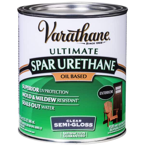Varathane 1 qt. Clear Semi-Gloss Oil-Based Exterior Spar Urethane