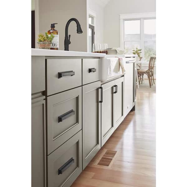 Appoint 3 in. (76mm) Traditional Matte Black Bar Cabinet Pull