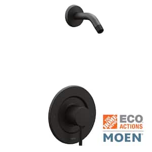 Align Single-Handle Posi-Temp Shower Faucet Trim Kit in Matte Black (Valve and Shower Head Not Included)