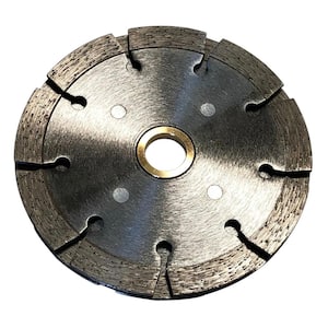 5 in. Diamond Tuck Point Blades For Mortar, 1/4 in. Tuck Width, Sandwich Dual Blades, 7/8"-5/8" Non-Threaded Arbor