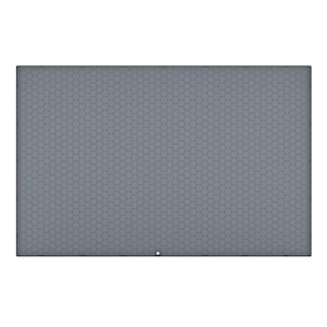 Gray Under Sink Mat 22 in. D x 34 in. L Slip Resistant Silicone Drawer and Shelf Liners for Cabinet Protector (1-Pack)