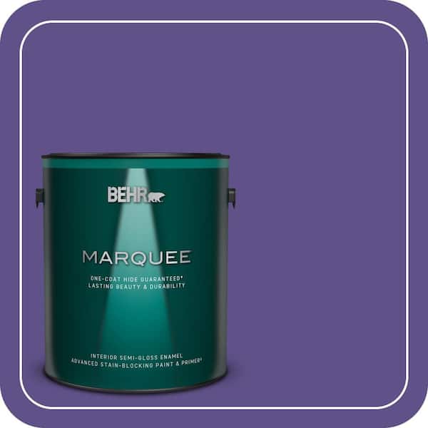 BEHR MARQUEE 1 gal. #P560-7 Kings Court Semi-Gloss Enamel Interior Paint & Primer