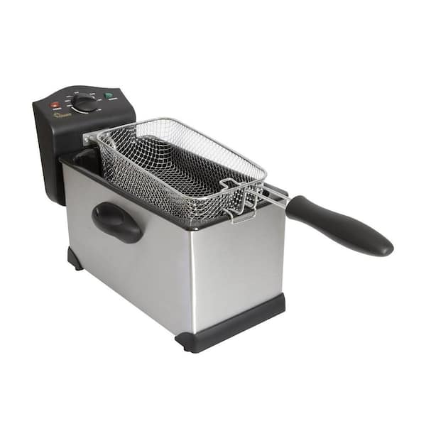 Chard 3 Qt. Silver Deep Fryer