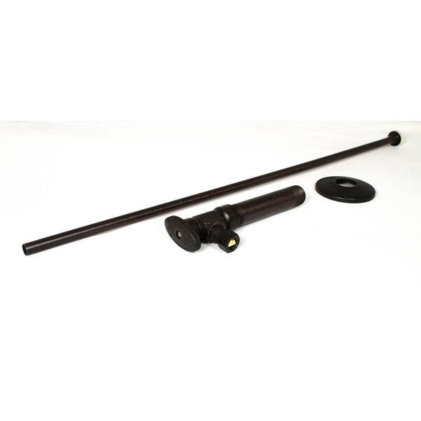 KEENEY Toilet Plumbing Supply from Wall Combo Trim Kit in Venetian Bronze