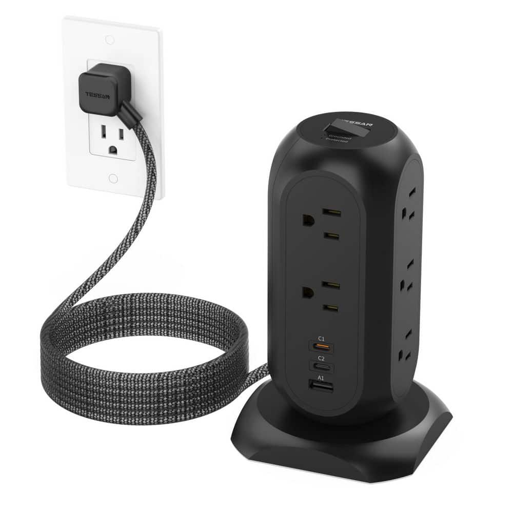 11-Outlet Power Strip 1500J Surge Protector with 3 USB Ports price history on PriceWatchPro