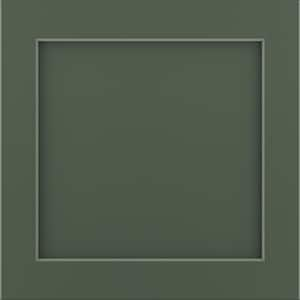 Leesburg 11 9/16-in. W x 3/4-in. D x 11 1/2-in. H in Painted Sage Cabinet Door Sample