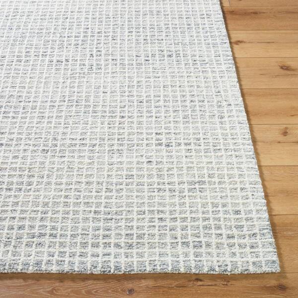 Vivir Andreas Light Gray Modern 9 ft. x 12 ft. Indoor Area Rug