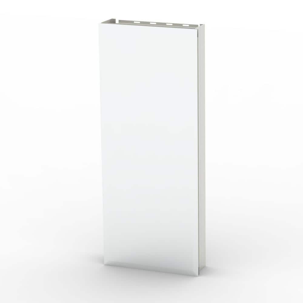 15 in. W x 36 in. H Rectangular Aluminum Medicine Cabinet with Mirror