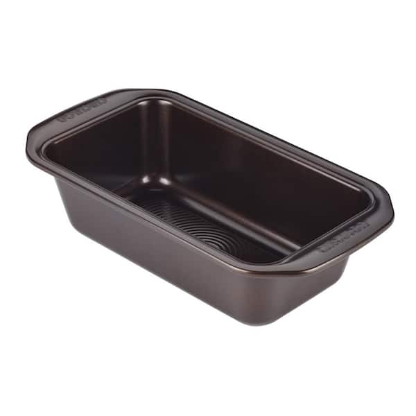 9 in. x 5 in. Chocolate Brown Non-Stick Bakeware Loaf Pan
