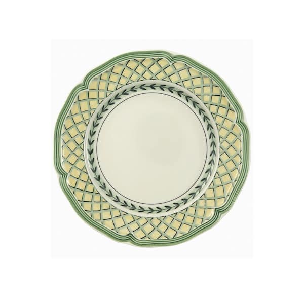 French Garden Orange Multi Color Porcelain Salad Plate