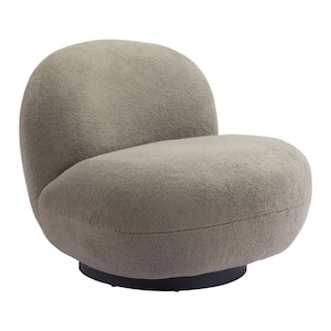 Myanmar Olive Green 100% Polyester Accent Chair