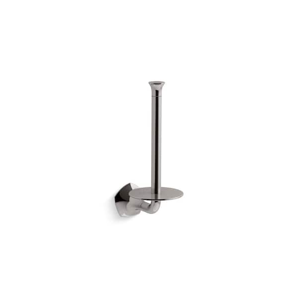 KOHLER Occasion Vertical Toilet Paper Holder in Vibrant Titanium