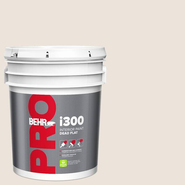 BEHR PRO 5 gal. #OR-W13 Shoelace Dead Flat Interior Paint