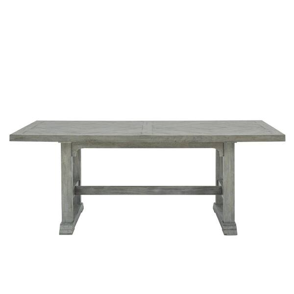 Steve Silver Whitford Distressed Gray Dining Table