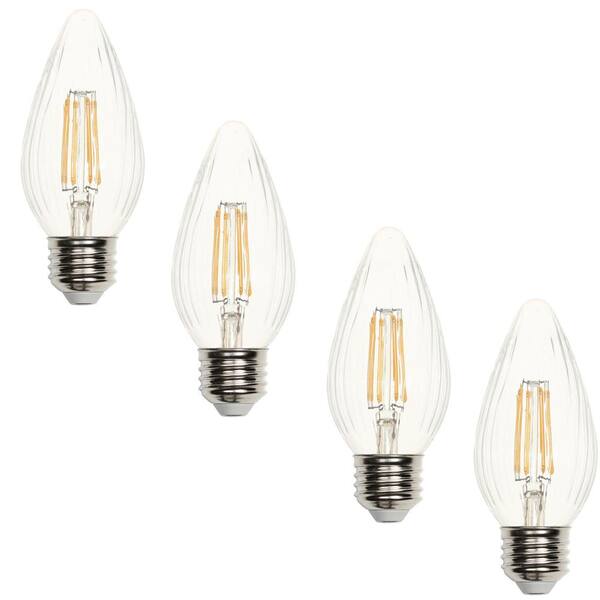Westinghouse 40W Equivalent Clear F15 Dimmable Filament LED Light Bulb (4-Pack)