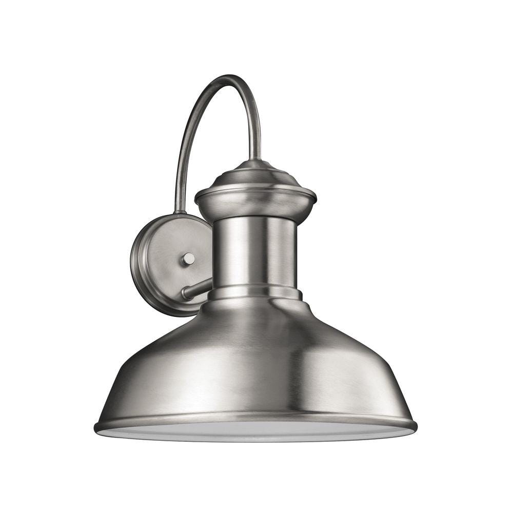 Fredericksburg Satin Aluminum Dimmable Lantern Sconce