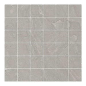 Sereno Mountain Beige 11.81 in. x 11.81 in. Matte Porcelain Mosaic Floor and Wall Tile (0.96 sq. ft./Each)