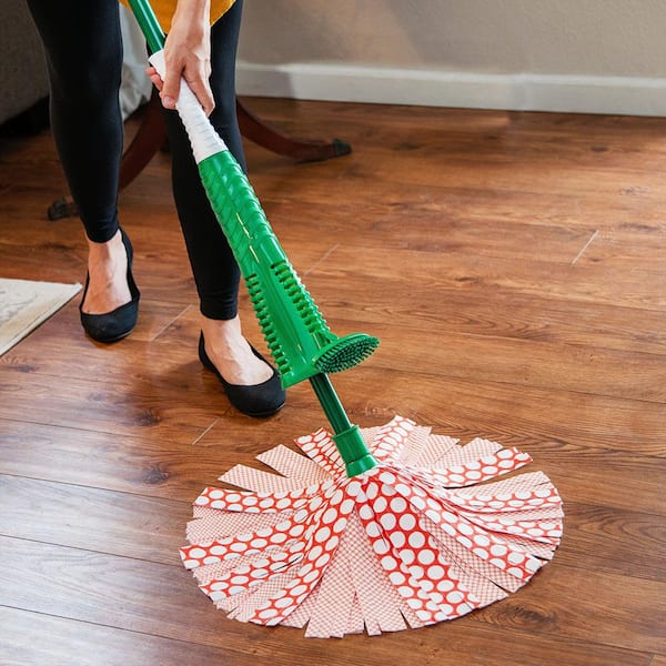 Floor Scrubber Brush, Heavy-Duty Quick-Connect