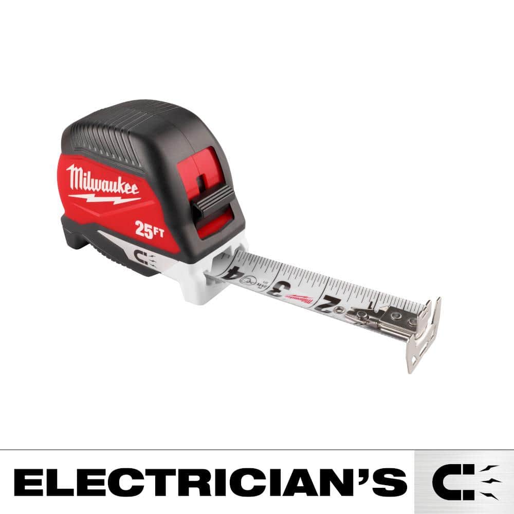 Milwaukee 25 ft. Electrician's Magnetic Tape Measure 48-22-1027M