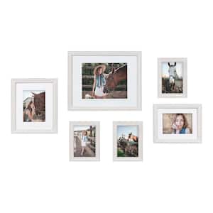 Bordeaux White Picture Frame (Set of 6)