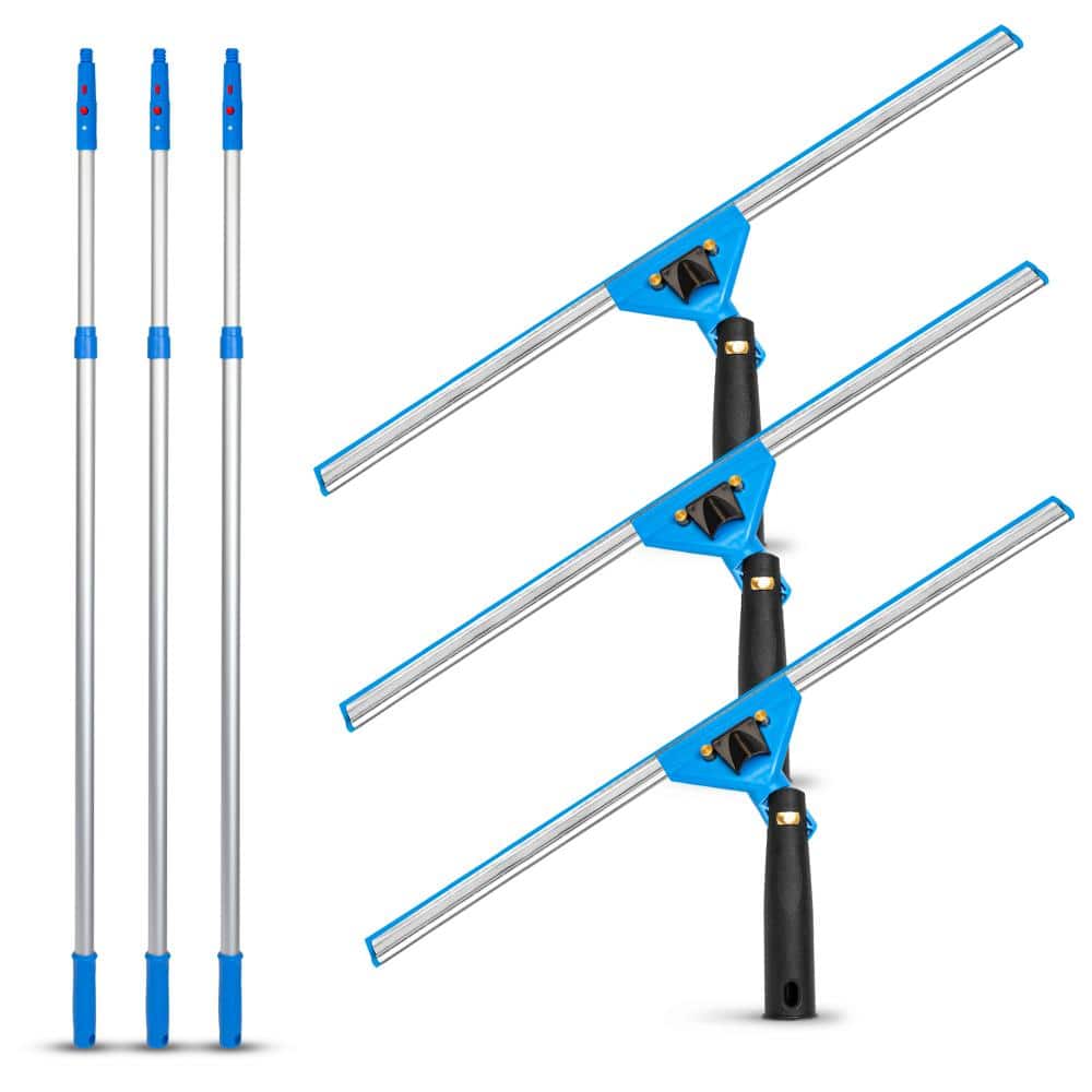 Pro Window Washing Kit with 18 in. Swivel Squeegee and 6 ft. Aluminum Telescoping Pole (3-Pack) price history on PriceWatchPro