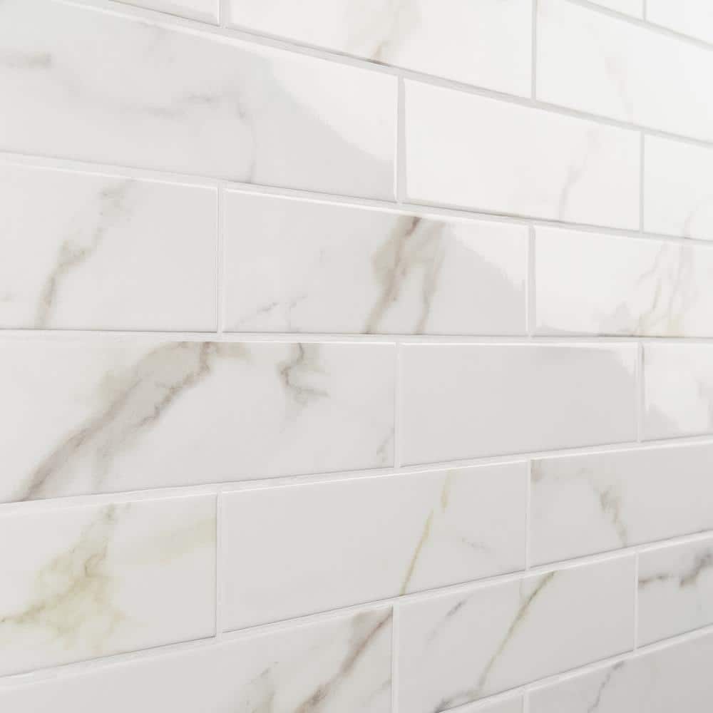 Arsenale Polished Beige Ceramic Subway Wall Tile