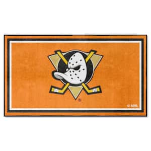 Anaheim Ducks Orange 3ft. x 5ft. Plush Area Rug