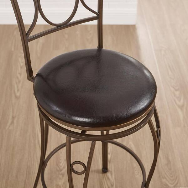 Circles back stool linon sales