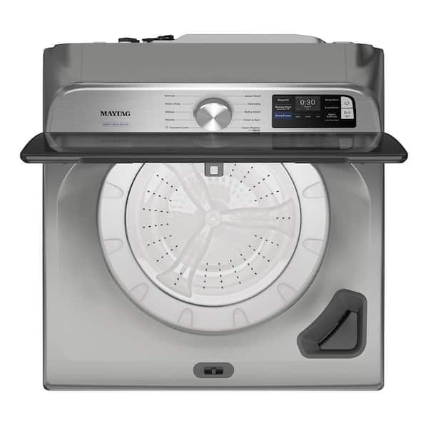 5.3 cu. ft. Top Load Washer in Classic Silver with Extra Power Option