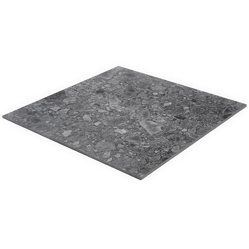 Venitia Large Format Matte Gray Porcelain Floor and Wall Tile