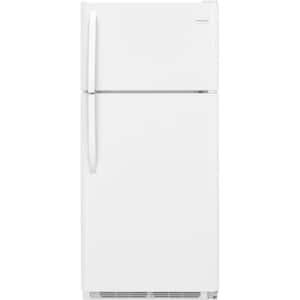 29.6 in. 20.4 cu. ft. Top Freezer Refrigerator in White