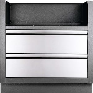 OASIS Built-In 700 Series Powder Coated Steel 34.75 in. x 24 in. x 35.5 in. Outdoor Kitchen Cabinet