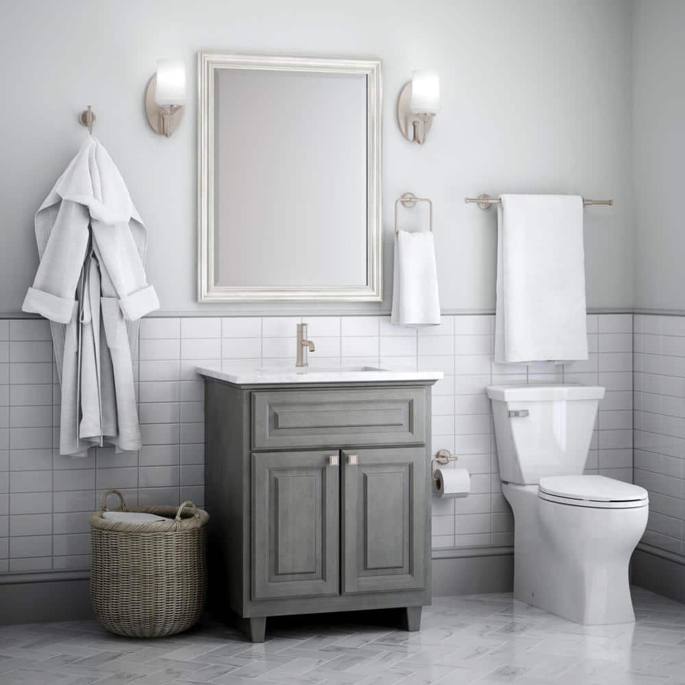 Spotshield Brushed Nickel Single Wall-Mounted Towel Hook