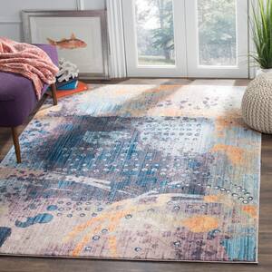 Bristol Multi 7 ft. x 7 ft. Square Abstract Area Rug