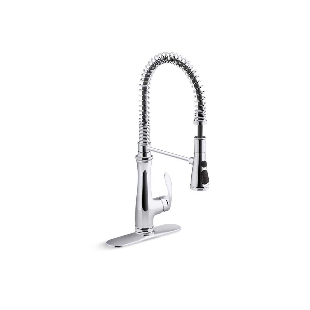 Bellera Chrome Semi-Professional Kitchen Faucet with Pull-Out Spray