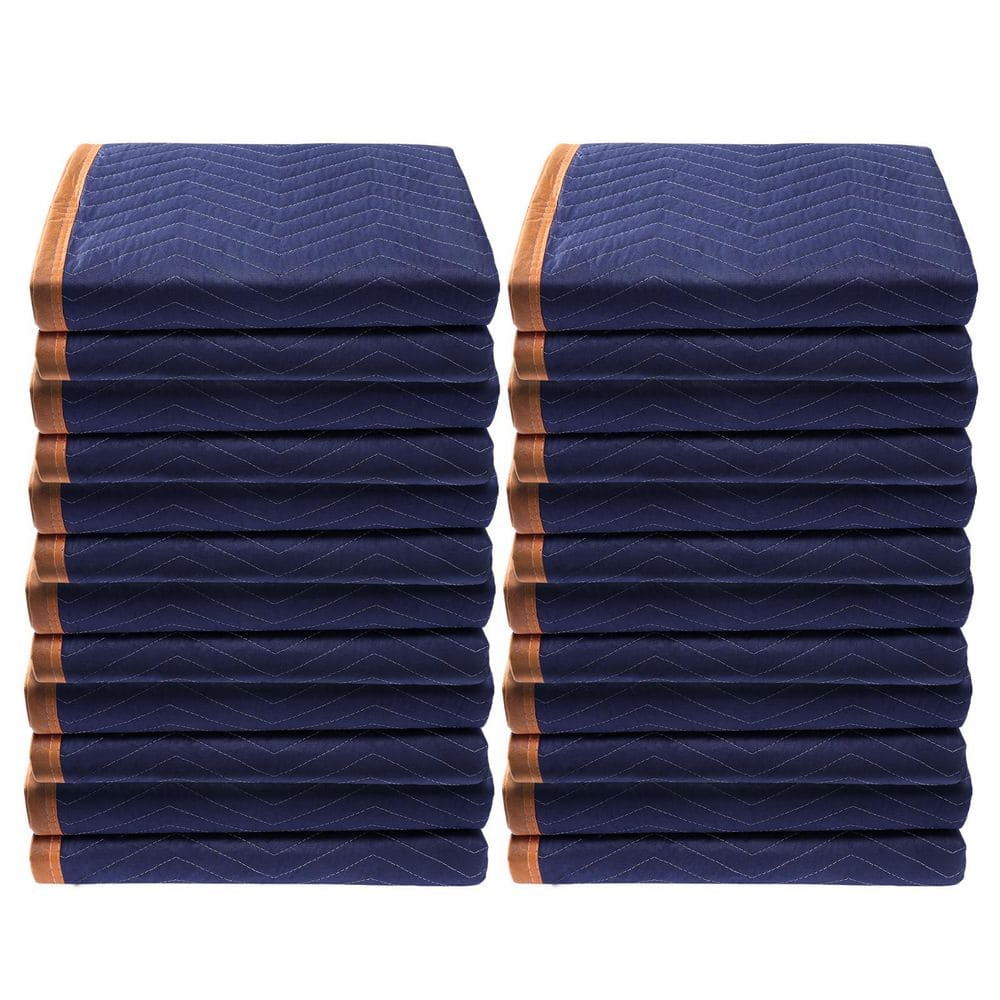 Transporting Covers, (6.67 ft.) 80 in. x 72 in., Crafted from Non-Woven Material and Repurposed Cotton, Moving Blanket price history on PriceWatchPro