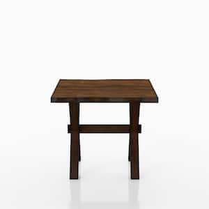Coupla 20.63 in. H Walnut End Table