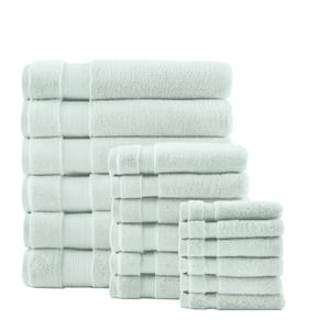 Home Decorators Collection Egyptian Cotton Sea Breeze Green 12-Piece Bath Sheet Towel Set