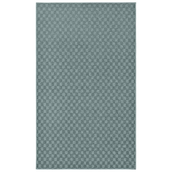 Medallion Sea Foam 3 ft. x 5 ft. Geometric Area Rug