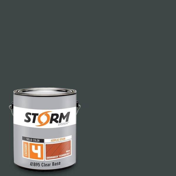 Storm System Category 4 1 gal. Steel Rod Exterior Wood Siding, Fencing and Decking Acrylic Latex Stain with Enduradeck Technology