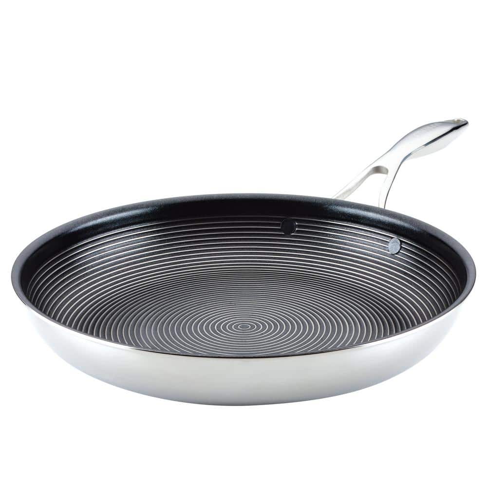 passage Dictatuur resterend Circulon SteelShield C-Series 12 .5 in. Stainless Steel Nonstick Frying Pan  Silver 30015 - The Home Depot