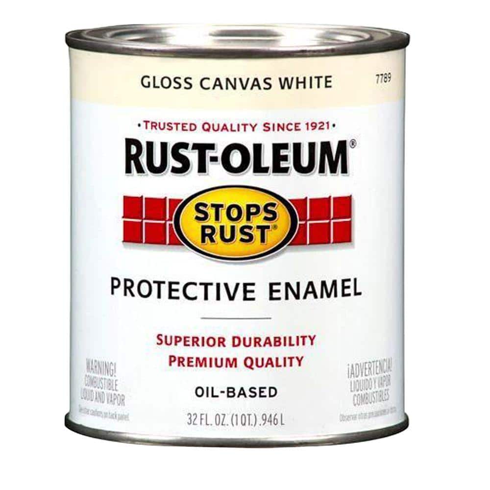 Rust-Oleum Painter's Touch 32 oz. Ultra Cover Gloss White General Purpose  Paint 1992502 - The Home Depot