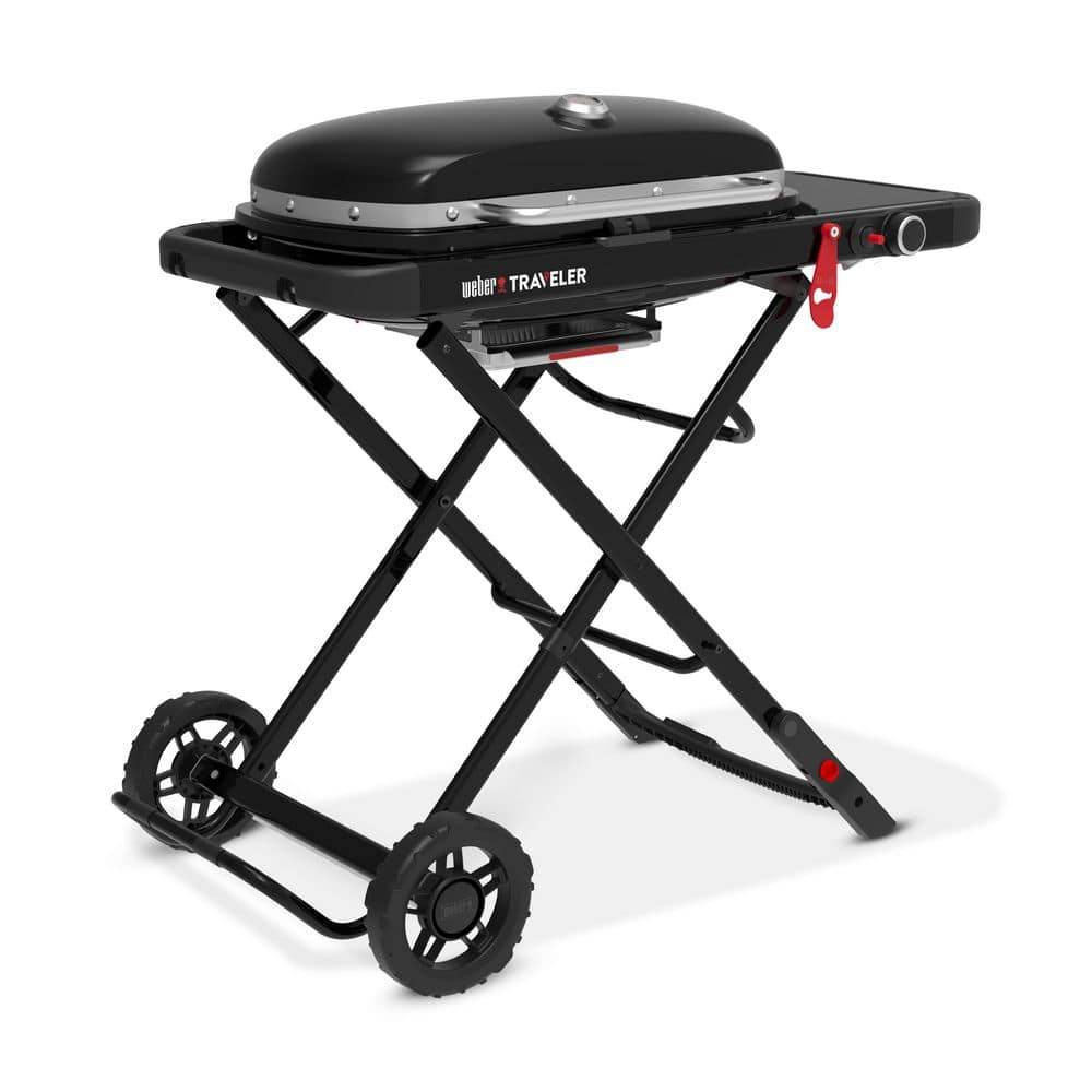 Traveler 40 in. Portable Propane Gas Grill in Black