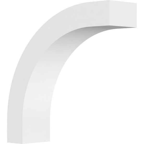 Ekena Millwork 3"W x 12"D x 12"H Standard Heritage Architectural Grade PVC Knee Brace