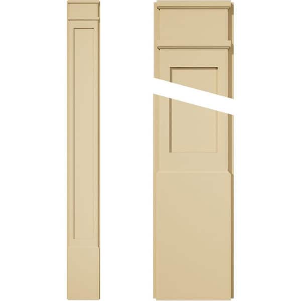 Ekena Millwork 2 in. D x 10 in. W x 90 in. L Primed Polyurethane Pilaster (1- Pack)
