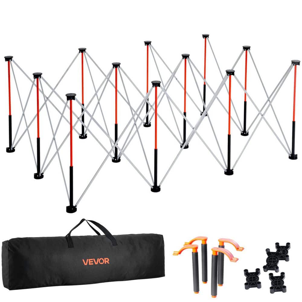 VEVOR Portable Folding Workstand, 6.12 x 4.14 ft. Collapsible