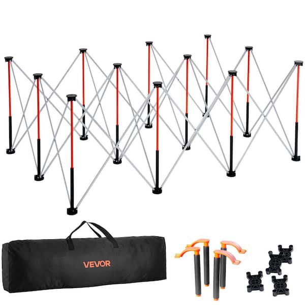 Portable Folding Workstand, 6.12 x 4.14 ft. Collapsible Workbench, 4500 lbs Weight Capacity, Table Top NOT Included