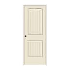 36 in. x 80 in. Santa Fe Primed Right-Hand Smooth Solid Core Molded Composite MDF Single Prehung Interior Door